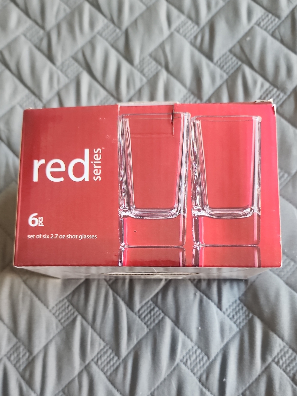 NIB Square Shot Glasses - Set of 6
